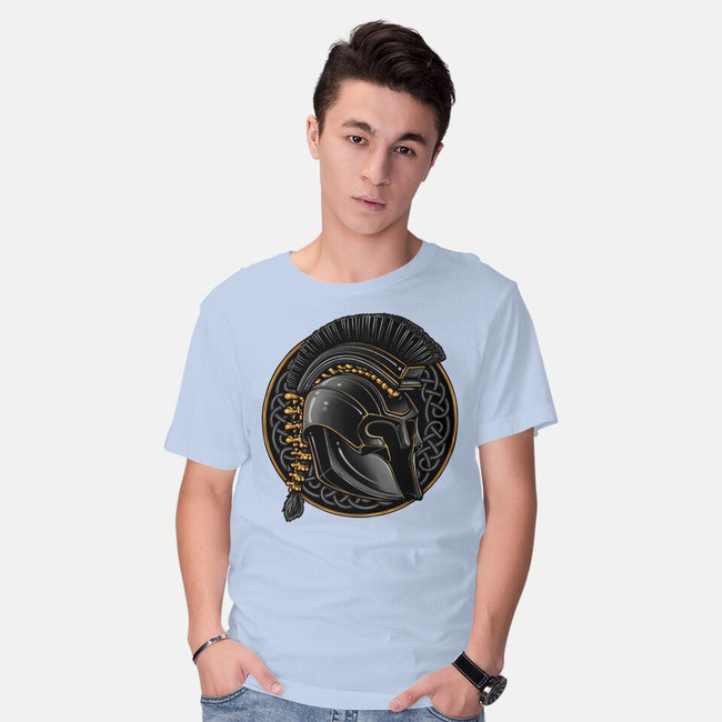 Emblem Of The Conqueror-Mens-Basic-Tee-glitchygorilla