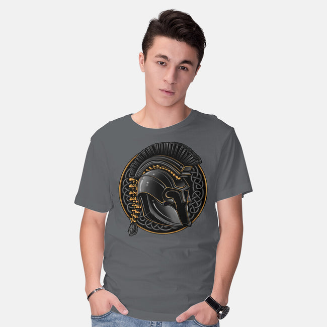 Emblem Of The Conqueror-Mens-Basic-Tee-glitchygorilla