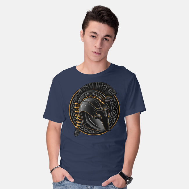 Emblem Of The Conqueror-Mens-Basic-Tee-glitchygorilla