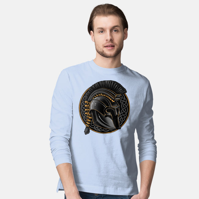 Emblem Of The Conqueror-Mens-Long Sleeved-Tee-glitchygorilla