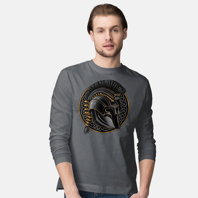 Emblem Of The Conqueror-Mens-Long Sleeved-Tee-glitchygorilla