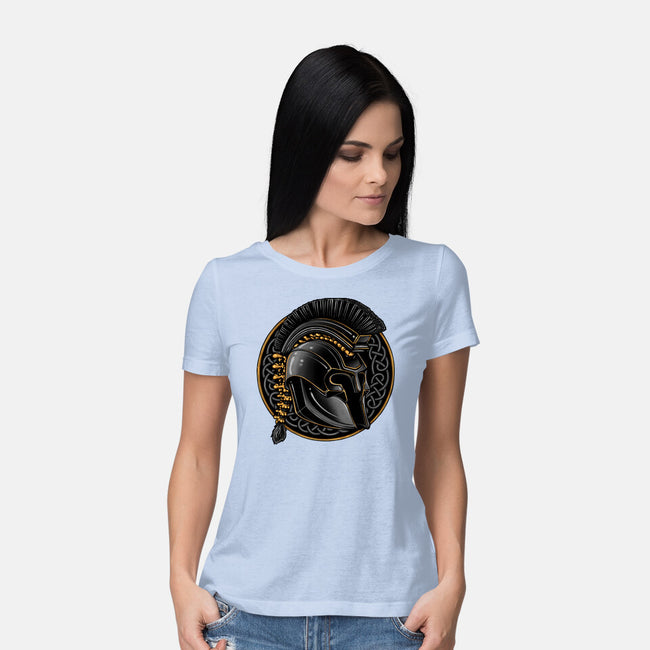 Emblem Of The Conqueror-Womens-Basic-Tee-glitchygorilla
