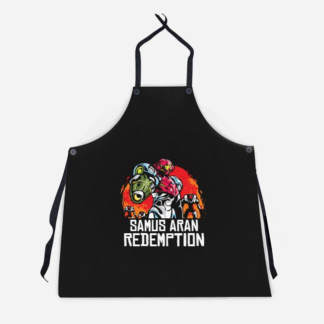 Samus Redemption-Unisex-Kitchen-Apron-arace
