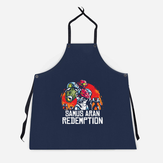 Samus Redemption-Unisex-Kitchen-Apron-arace