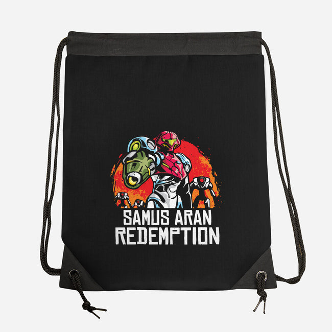 Samus Redemption-None-Drawstring-Bag-arace