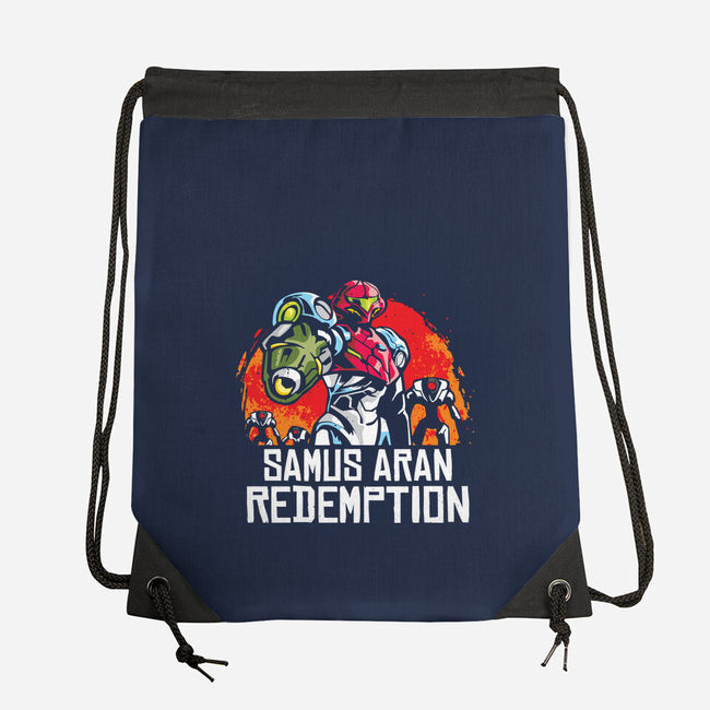 Samus Redemption-None-Drawstring-Bag-arace