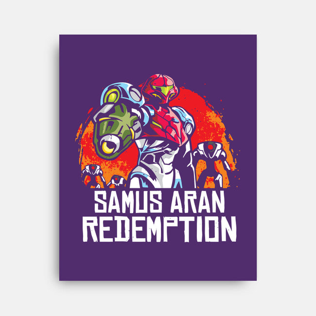 Samus Redemption-None-Stretched-Canvas-arace