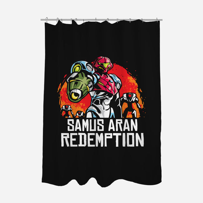 Samus Redemption-None-Polyester-Shower Curtain-arace