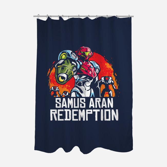 Samus Redemption-None-Polyester-Shower Curtain-arace