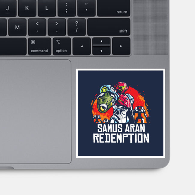 Samus Redemption-None-Glossy-Sticker-arace