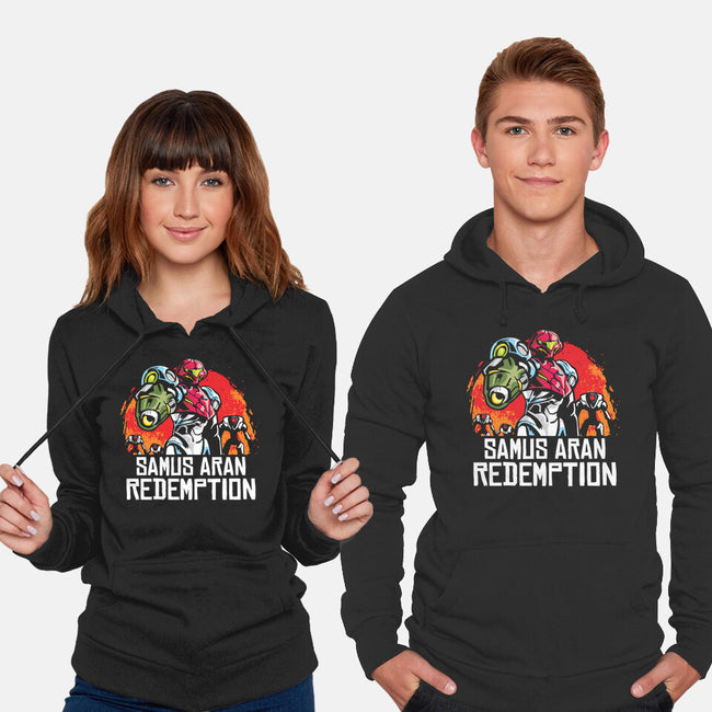 Samus Redemption-Unisex-Pullover-Sweatshirt-arace