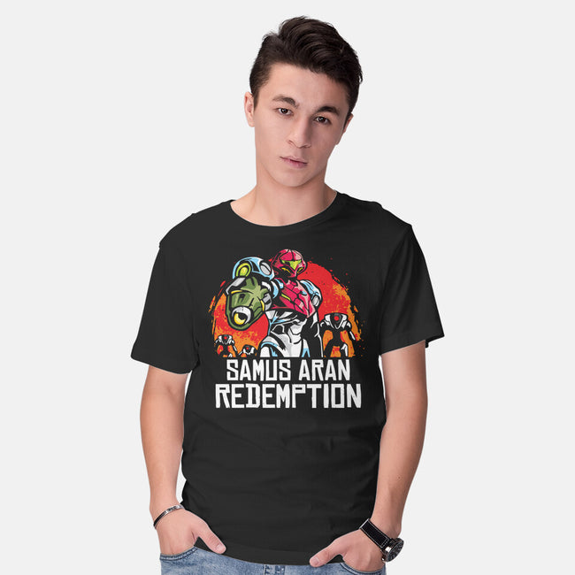 Samus Redemption-Mens-Basic-Tee-arace