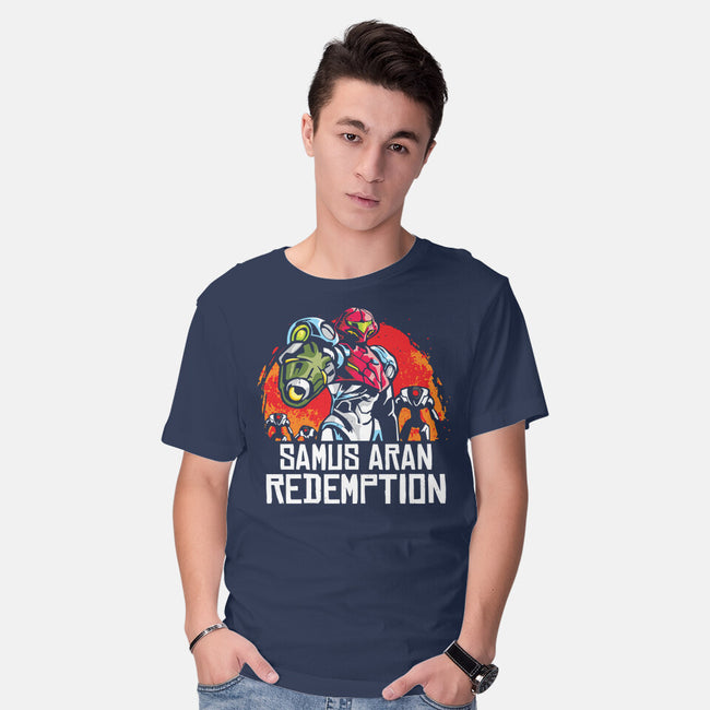 Samus Redemption-Mens-Basic-Tee-arace
