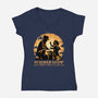 Summer Glow-Womens-V-Neck-Tee-rmatix