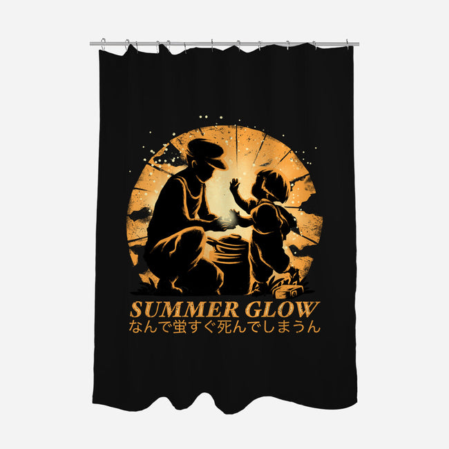 Summer Glow-None-Polyester-Shower Curtain-rmatix