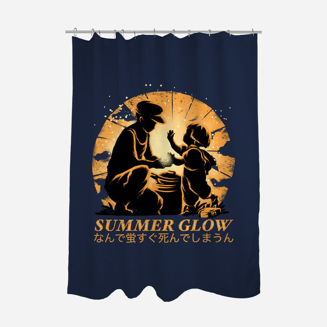 Summer Glow-None-Polyester-Shower Curtain-rmatix
