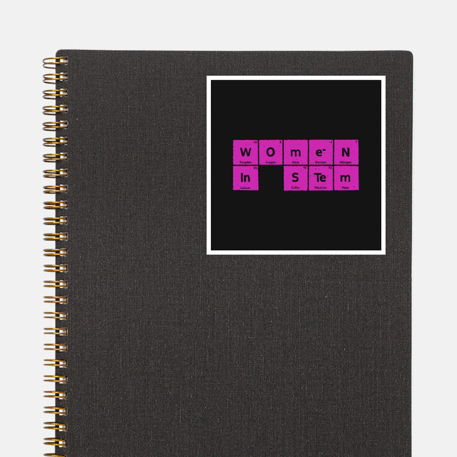 Women In STEM Periodic Table-None-Glossy-Sticker-xMorfina
