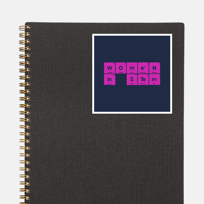 Women In STEM Periodic Table-None-Glossy-Sticker-xMorfina