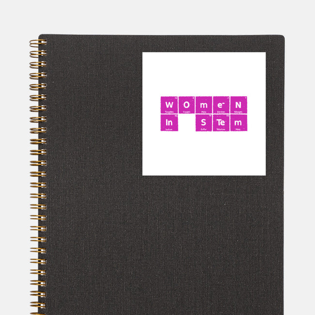 Women In STEM Periodic Table-None-Glossy-Sticker-xMorfina