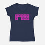 Women In STEM Periodic Table-Womens-V-Neck-Tee-xMorfina