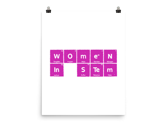 Women In STEM Periodic Table