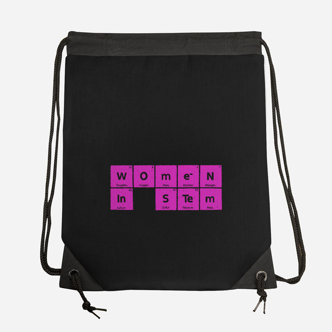 Women In STEM Periodic Table-None-Drawstring-Bag-xMorfina