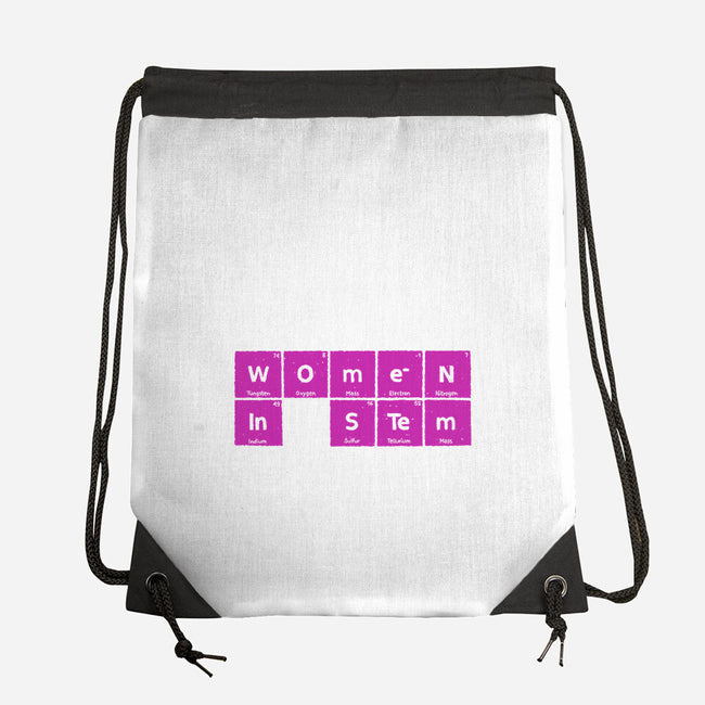 Women In STEM Periodic Table-None-Drawstring-Bag-xMorfina