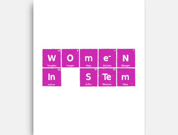 Women In STEM Periodic Table