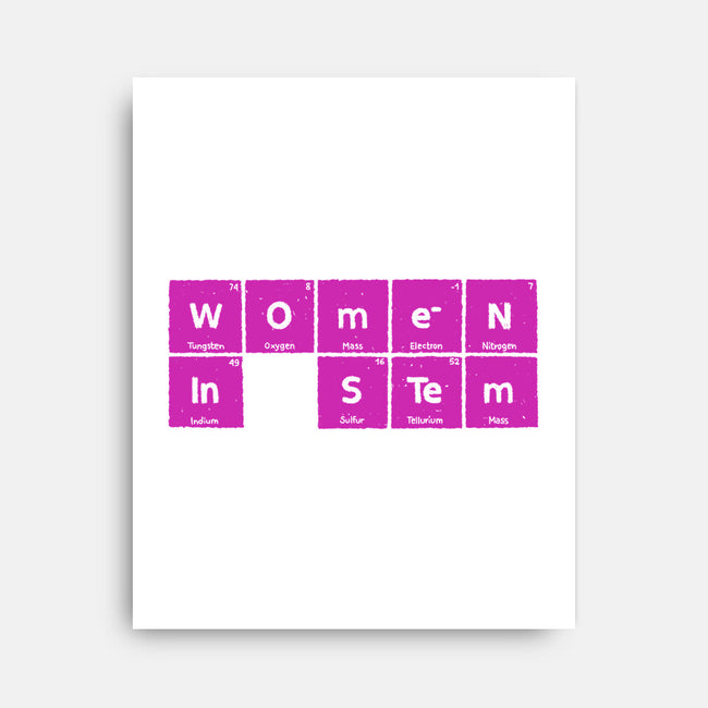 Women In STEM Periodic Table-None-Stretched-Canvas-xMorfina