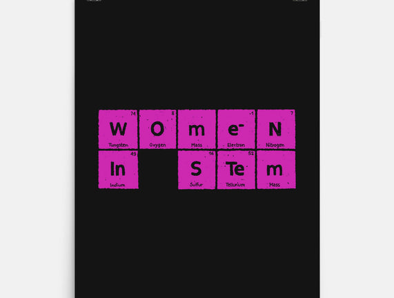 Women In STEM Periodic Table