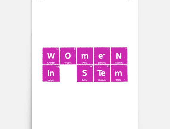 Women In STEM Periodic Table