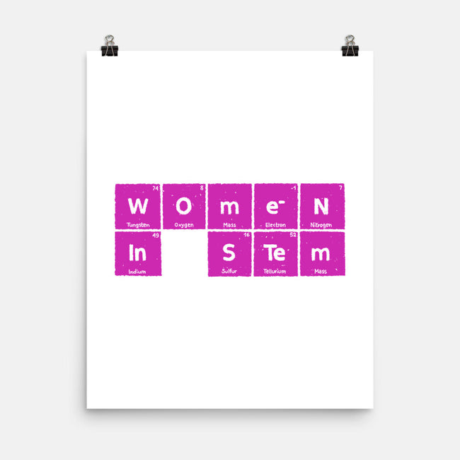 Women In STEM Periodic Table-None-Matte-Poster-xMorfina