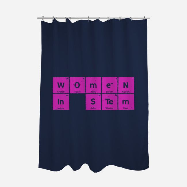 Women In STEM Periodic Table-None-Polyester-Shower Curtain-xMorfina