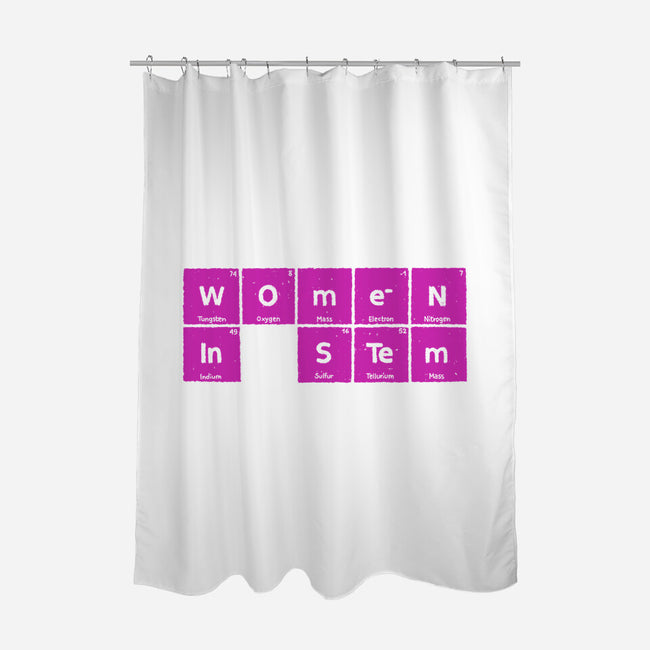 Women In STEM Periodic Table-None-Polyester-Shower Curtain-xMorfina