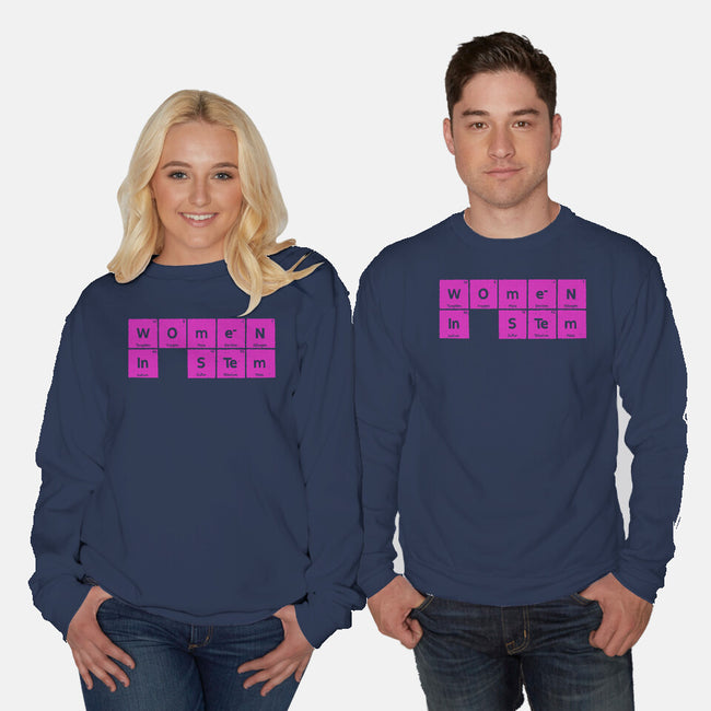 Women In STEM Periodic Table-Unisex-Crew Neck-Sweatshirt-xMorfina