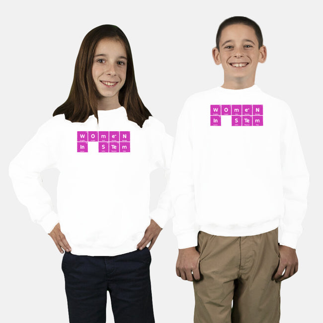 Women In STEM Periodic Table-Youth-Crew Neck-Sweatshirt-xMorfina