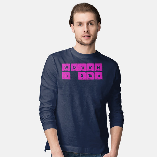 Women In STEM Periodic Table-Mens-Long Sleeved-Tee-xMorfina
