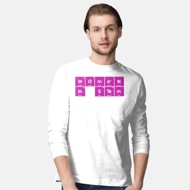 Women In STEM Periodic Table-Mens-Long Sleeved-Tee-xMorfina