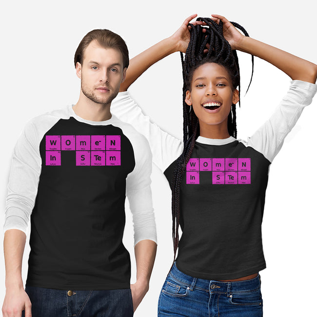 Women In STEM Periodic Table-Unisex-Baseball-Tee-xMorfina