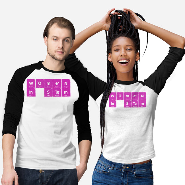 Women In STEM Periodic Table-Unisex-Baseball-Tee-xMorfina