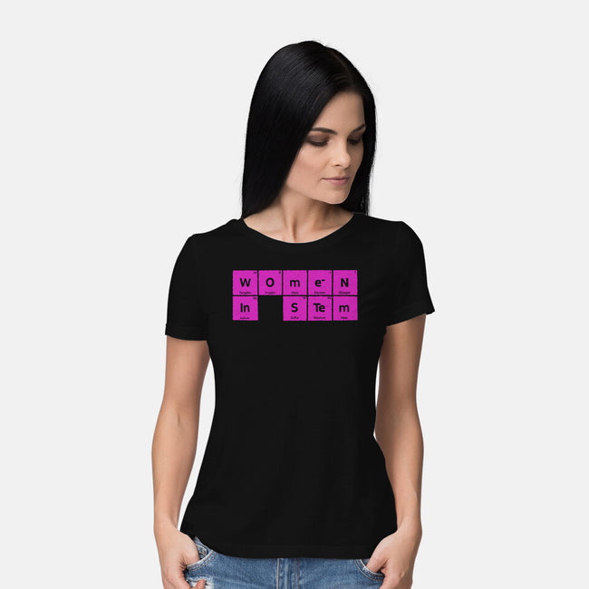 Women In STEM Periodic Table-Womens-Basic-Tee-xMorfina
