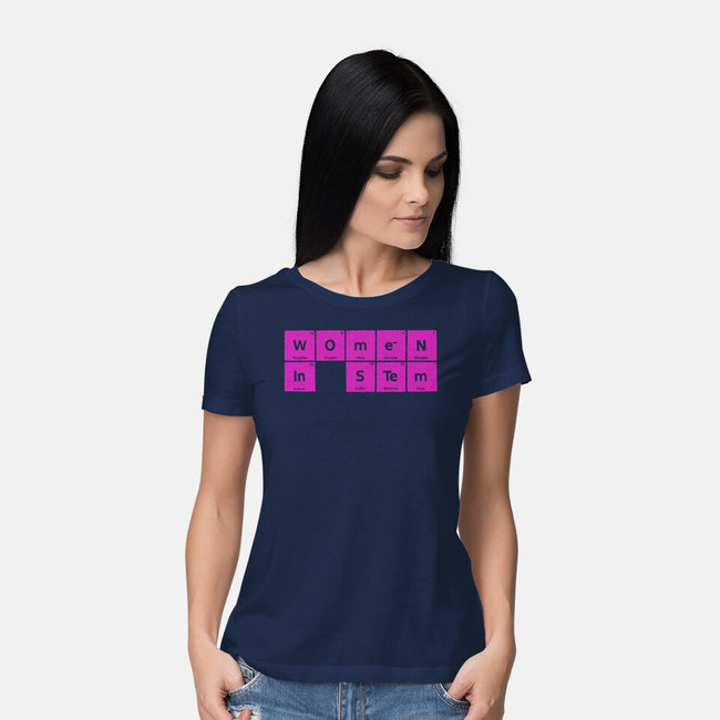 Women In STEM Periodic Table-Womens-Basic-Tee-xMorfina