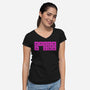Women In STEM Periodic Table-Womens-V-Neck-Tee-xMorfina