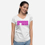Women In STEM Periodic Table-Womens-V-Neck-Tee-xMorfina