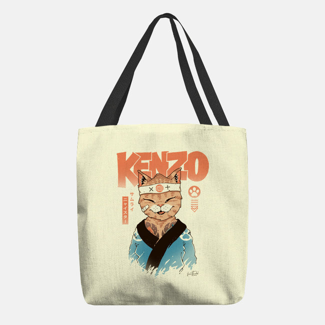 Kenzo D Samurai Meowster-None-Basic Tote-Bag-vp021