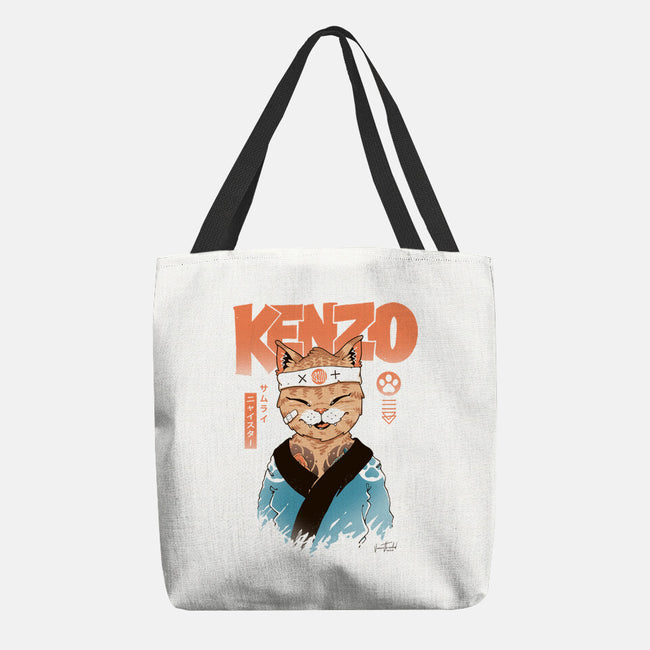 Kenzo D Samurai Meowster-None-Basic Tote-Bag-vp021