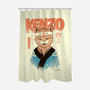 Kenzo D Samurai Meowster-None-Polyester-Shower Curtain-vp021