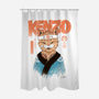 Kenzo D Samurai Meowster-None-Polyester-Shower Curtain-vp021