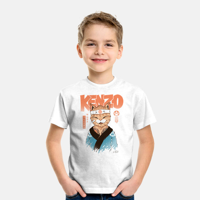 Kenzo D Samurai Meowster-Youth-Basic-Tee-vp021