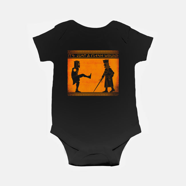 The Legend Of The Black Knight-Baby-Basic-Onesie-mekazoo